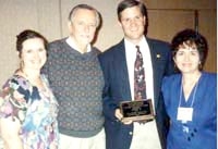 With Dr. Purkey and and Inviting School Award Recipient from Artesia, New Mexico.