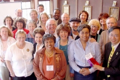 Dr. Radd with colleagues, Dr. Scott Harrington and Dr.Doris Coy, Past President of ACA, at the annual convention of the American Couseling Association in Kansas City, Missouri, where she presented Meeting Multicultural Challenges - Bridging the Gap Between School and Community in April 2004.