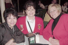 Dr. Tommie Radd, Cheryl, and Jan Olsen following A Beginning Teacher Mentor Program That Works presentation by Tommie and Jan at 2002 Annual Convention & Career Expo of the Association for Career and Technical Education (ACTE), December 2002.