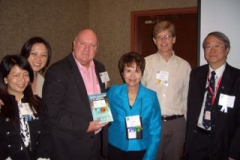 With colleagues at Dr, Radd's presentation, Academic Achievement: The Essential Role of Comprehensive Developmental Guidance Skill Building at the 2010 IAIE World Conference in Columbus, Ohio.