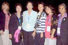 Dr. Radd with Thai colleagues at the IAIE Conference in Hong Kong. September 2005.