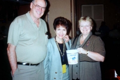 Dr. Harvey and Mary Lynn Smith with Dr. Radd at International Alliance for Invitational Education Leadership Institute in Omaha, Nebraska. September 2001.
