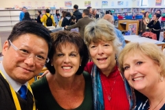 Kathy Fields and Char Pook from IAIE Leadership with Lawrence and Lundee