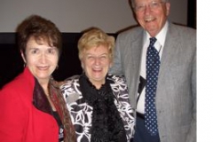 Dr. Radd with Dr. Pat Schwallie-Giddis, President of NCDA, and Dr. Norm Gysbers during conference activities in San Francisco, California, summer 2010.