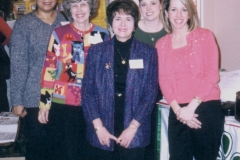Dr. Radd with middle school counselors at Texas Education Agency's Spring Professional Growth Conferences for Texas School Counselors in Austin, Texas, April 2003. Her presentation was A Comprehensive, Developmental Systems Approach for Anger Management.